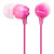 索尼（SONY）MDR-EX15AP 入耳式智能手机通话耳机（粉红色） 简易一键式多功能按钮 兼容苹果、安卓系统 可接听电话第2张高清大图