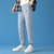 传奇保罗牛仔裤男夏季薄款2021年新款裤子潮流牌直筒宽松男士休闲长裤（M-4XL）812306(蓝色 3XL)第5张高清大图