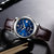 帝浪(DILANG)男士手表进口自动机械机芯钢带皮带休闲绅士腕表V6(蓝面钢色 钢带)第3张高清大图