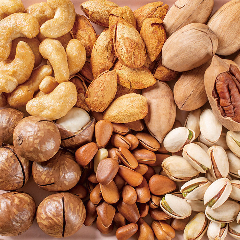 坚果组合大礼包开心果夏威夷果碧根果巴旦木松子腰果干果零食袋装开心