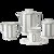 北欧式下午茶茶具套装家用高档陶瓷创意英式骨瓷咖啡具杯壶带托盘(1壶4杯4碟1缸1罐1托盘 11件)第5张高清大图
