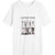 七格格2017夏装新款时尚街头宽松圆领人物字母印花短袖T恤女X1041(白色 L)第5张高清大图