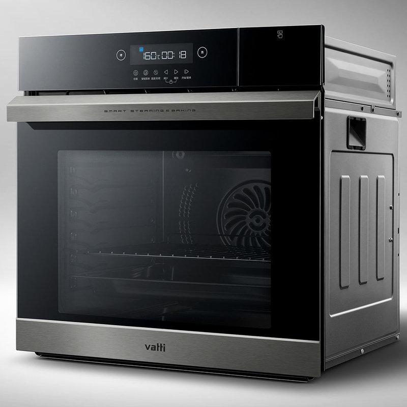 华帝蒸烤一体机jyq70-yd02 黑色玻璃 智能控制