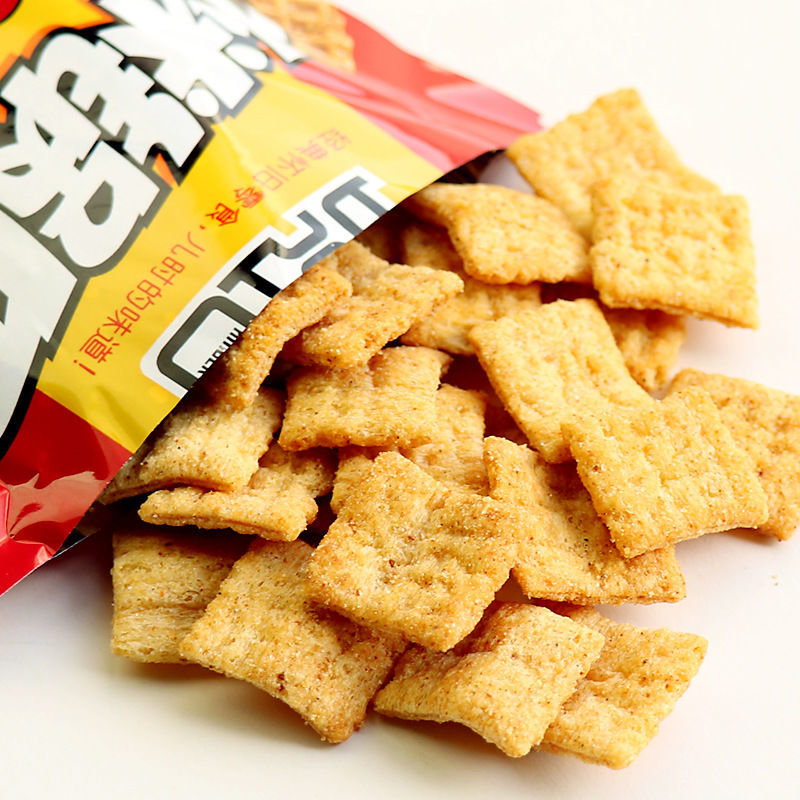 香脆麻辣经典怀旧粗粮膨化小零食儿时味道多规格70包70袋7g小包牛肉