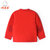 棉果果儿童长袖套头T恤男童上衣(110 红色)第2张高清大图