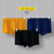 高端纯棉男士内裤三条装(氦白+海蓝+氦黑 L)第4张高清大图