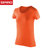 spiro 运动健身短袖T恤瑜伽服上衣运动紧身衣速干弹力训练塑身衣S280F(亮橘色 M)第2张高清大图