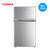 康佳（KONKA）BCD-102S 102升冷藏冷冻 小冰箱 双门双温 家用不沾地 静音节能 宿舍 康佳冰箱 厨房保鲜(白色)第4张高清大图