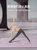 华为深度合作伙伴瑜伽垫子地垫家用健身女生专用防滑舞蹈隔音地垫(6mm(初学者) TPE国标61cm宽-珊瑚粉纯净单色-赠绑带网包)第3张高清大图