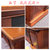 大班台老板桌总裁桌椅组合经理办公桌简约油漆班台实木皮办公家具(默认 2.2米班台 市区包安装)第3张高清大图