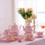 简约英式下午茶茶具套装高档陶瓷咖啡具欧式花果茶茶具整套礼盒装(粉色18寸托盘 9件)第2张高清大图