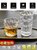 金边冰川杯子玻璃杯家用ins风高颜值水杯女夏季果汁杯咖啡杯酒杯(【金边】冰川杯高款*4❤ 收藏宝贝送樱花勺)第4张高清大图