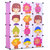 索尔诺组合式简易衣柜 儿童DIY组装衣橱折叠收纳家居组合衣柜(粉色 衣柜4512)第4张高清大图