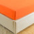 宜恋床笠床单  防滑床垫保护套 双人被单床罩 素色简约风(靓橙色 床单)第2张高清大图