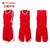 户外速干衣套装透气背心跑步衣服两件套宽松训练服TP8319(红色 4XL)第6张高清大图