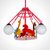 汉斯威诺创意儿童吊灯 儿童房灯具宝宝卧室灯 电动驱动木马可旋转HS706004(无光源)第3张高清大图