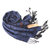绒之尚语GM-028木天丝围巾（蓝色）（两条装）第3张高清大图