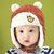 秋冬婴儿套头帽宝宝帽子加绒雷锋帽1-2岁儿童男童女保暖6-12个月(藏青色)第3张高清大图