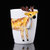 润器 卡通可爱动物陶瓷杯子 个性创意水杯 田园风格儿童奶杯咖啡(卡通杯长颈鹿)第2张高清大图
