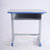 永岩钢木 单人蓝色封边固定式课桌椅凳 YY-0022(蓝边（可指定）)第4张高清大图