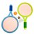 儿童羽毛球拍幼儿园运动网球亲子互动2-3岁4宝宝室内网球玩具礼物(儿童款（粉色球拍）【2拍2球】 默认版本)第9张高清大图