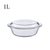 创简坊（CJIANFF） 耐热玻璃碗微波炉烤箱专用玻璃餐具烤盘带盖耐高温玻璃煲(0.7L煲)第4张高清大图