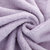 三利 素色良品超柔法兰绒单人毯子 居家办公午休四季通用盖毯(淡紫色)第5张高清大图
