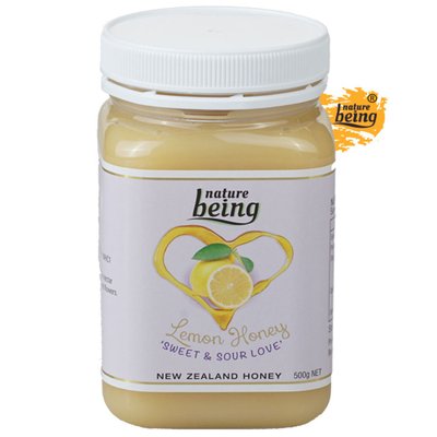 【真快乐自营】新西兰进口Nature Being内确柠檬蜂蜜500g原瓶原装进口蜂蜜