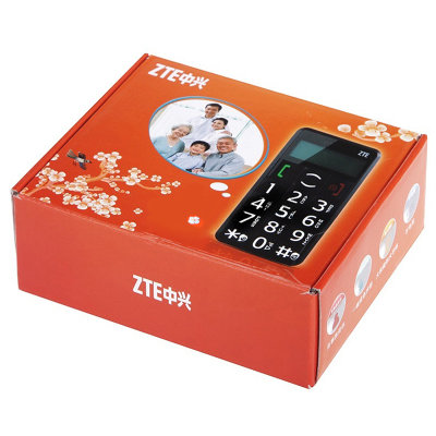 中兴（ZTE）S302 GSM手机（黑色）