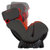 好孩子 肩带靠背可调节汽车安全座椅 CS888  535mm宽舒座舱 双向安装 加长侧撞保护 0-7岁适用(橘红色)第3张高清大图