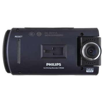 飞利浦（PHILIPS）CVR300/93汽车行车记录仪 180度旋转镜头(8G)
