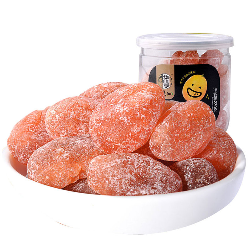 国美自营华味亨休闲零食果干蜜饯吃不厌金枣230克