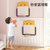 儿童画画板幼儿家用磁性小黑板可擦支架式涂鸦板宝宝写字板壁挂板(小熊画板+篮球架（奶油绿） 默认版本)第3张高清大图