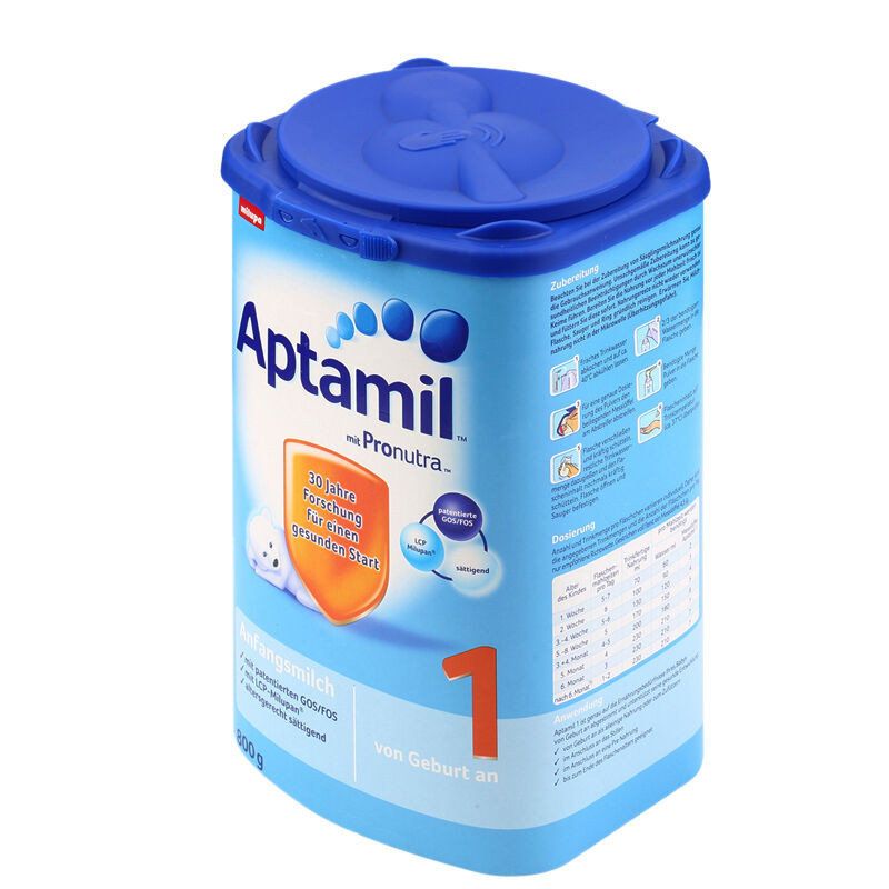 德国爱他美aptamil进口婴幼儿配方奶粉1段800g