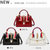 CLIIO KOUIR结婚包包新娘包大气新款手提包时尚小方包单肩斜挎包(红色)第3张高清大图