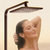 科恩纳卫浴欧式浴室恒温淋雨淋浴花洒套装家用全铜 黑色花洒增压(方形-冷热版套装)第3张高清大图