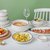 日式饭碗家用2021新款餐具简约碗碟套装家用陶瓷碗筷单人一套精致(钻石黑线4.5碗*6)第3张高清大图