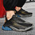 茂足 潮流休闲鞋城市跑鞋 运动休闲鞋 2021新款 潮流 舒适透气(黑蓝 40)第4张高清大图