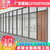 广州办公室玻璃隔断墙定制铝合金会议室双玻百叶钢化玻璃隔断厂家第2张高清大图