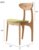 北欧创意实木橡木餐椅现代简约软包布艺椅日式餐椅休闲椅子第3张高清大图