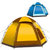 户外六角全自动帐篷弹簧杆露营帐篷免搭建单层3-4人5人大帐篷多人(黄色)第3张高清大图