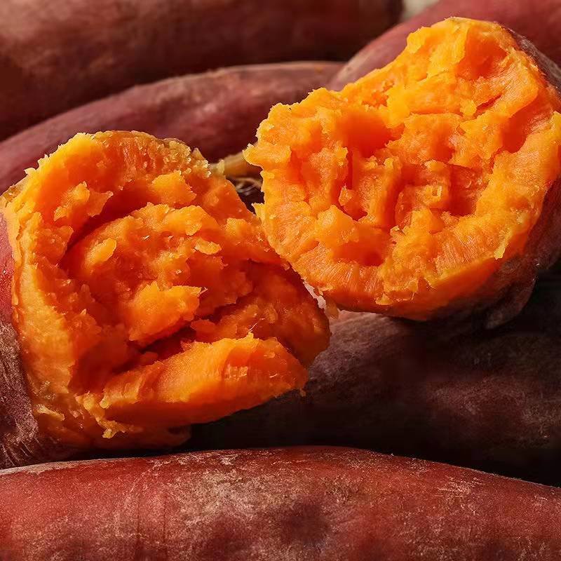 西瓜红红心蜜薯农家自种香甜可口软糯粉甜蜜薯红心蜜薯3斤