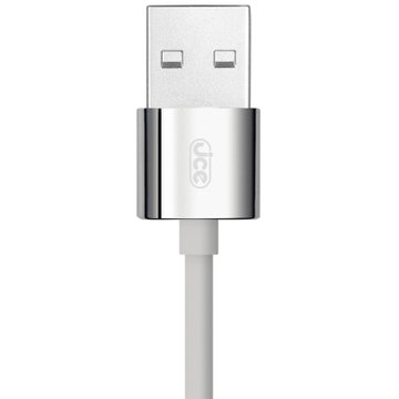 jce 安卓手机数据线充电线 USB2.0适用于小米 三星 OPPO 华为 魅族 HTC 银白色 长度2M