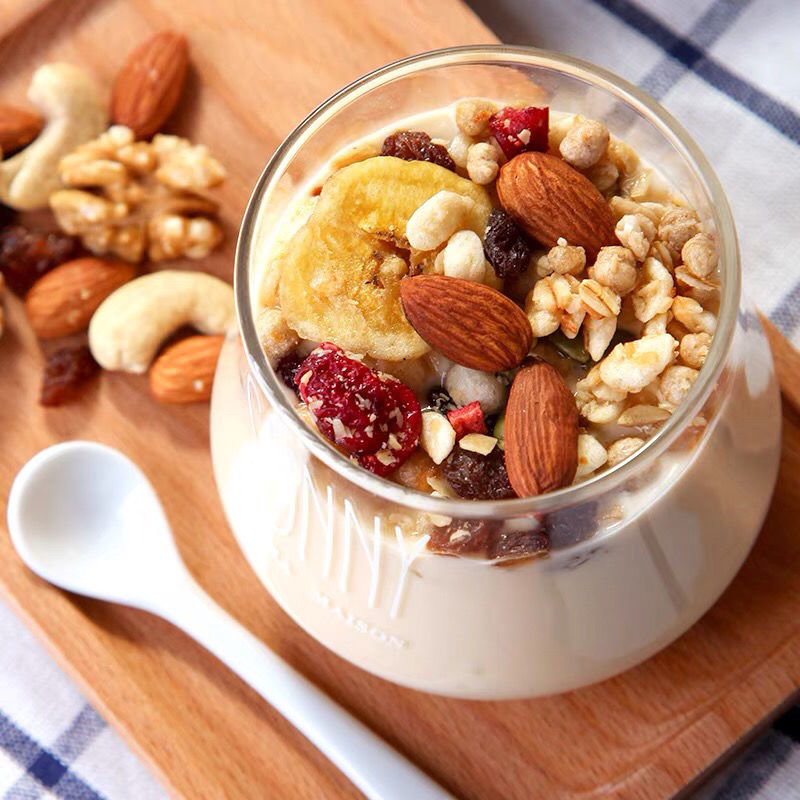 欧扎克水果坚果酸奶果粒混合燕麦片即食代餐速食零食干吃营养欧扎克