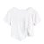SUNTEK黑色体桖短袖女装春季2022新款潮设计感小众白色漂亮t恤上衣时尚(均码 白色-)第9张高清大图