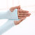 夏季韩版冰丝冰袖女士防晒袖套男士户外骑行针织手臂套袖（3双装）(天蓝色 直筒款（拉链包装）)第4张高清大图
