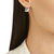 施华洛世奇SWAN LAKE天鹅后挂式耳钉女 时尚气质欧美耳环耳饰(白金色)第5张高清大图