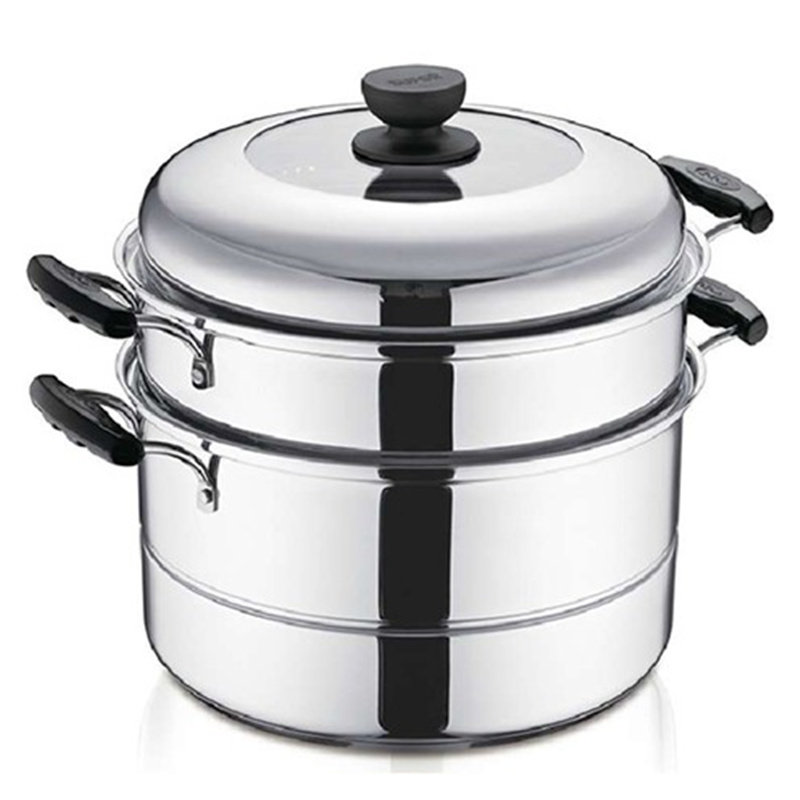 苏泊尔(supor)28cm蒸滋味双层复底蒸锅sz28j1