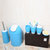 浴室漱口杯水杯刷牙杯牙刷架套装皂盒马桶清洁刷垃圾桶(NOKA-30000蓝色 默认)第2张高清大图