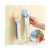多功能挤牙膏器挂壁式免打孔浴室收纳架家用洗漱杯整理牙膏挤压器(蓝色)第2张高清大图